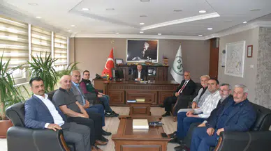 Yusufeli Muhtarlarından DSİ 26. Bölge Müdürlüğü’ne Ziyaret