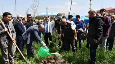 Erzurum'da 1.000 fidan toprakla buluştu çevre bilinci için önemli adım atıldı!