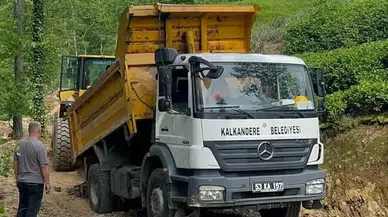 Kalkandere Belediyesi’nden Yoğun Saha Çalışmaları: Durmak Yok, Hizmete Devam
