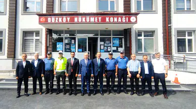 Trabzon Valisi Yıldırım, Kurban Bayramı'nda emniyet personelini ziyaret etti