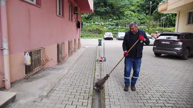 Çayeli Belediyesi, Kurban Bayramı için kapsamlı temizlik çalışmaları devam ediyor