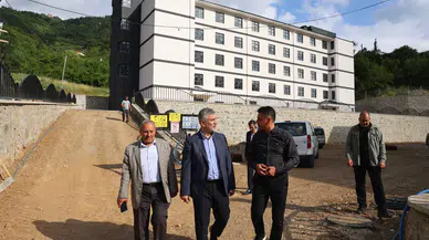 Maçka Belediyesi, Milletvekili Büyükaydın ile projeleri yerinde inceledi, geleceğe dair umutlar yeşertildi