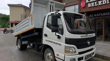 Kalkandere Belediyesi Kullanılmayan Aracı Damperli Kamyona Dönüştürdü