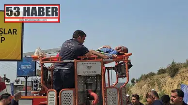 Kozan'da Boya Yaparken Elektrik Akımına Kapılan Adam Hastaneye Kaldırıldı