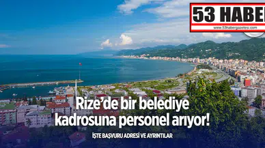 Rize’de belediye temizlik personeli alacak! İşte şartlar