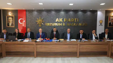 AK Parti Erzurum'da Birlik ve Beraberlik İçin Toplandı