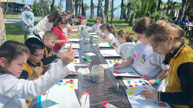 Akçaabat’ta Renkli Resim Şenliği Coşkusu