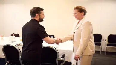 Zelenskiy ve Frederiksen NATO Zirvesi öncesinde savunma iş birliğini güçlendirdi