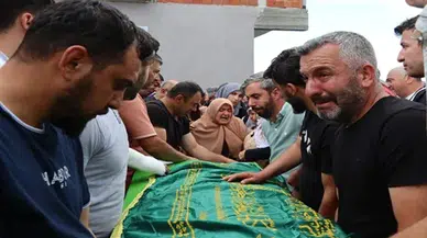 Oltu'da taş ocağındaki göçükte hayatını kaybeden 3 işçi son yolculuklarına uğurlandı