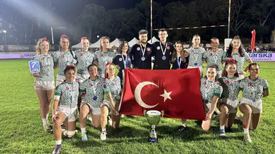 Türkiye Kadın 7'li Ragbi Takımı, Avrupa Şampiyonu! Namağlup kupayı kazandı.