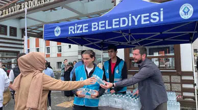 Rize Belediyesi’nden Sınav Günü Öğrencilere Destek: İkramlar Devam Ediyor