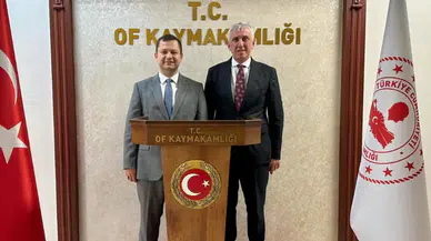 Of Kaymakamı Yiğit Yaşar Demirer’e Veda Ziyareti