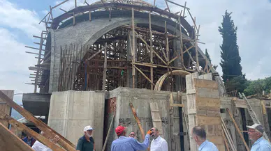 Yeni Yukarı Camii'nin İnşaatı Başladı, Topluma Hizmet Edecek Modern Bir Merkez Olacak