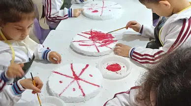 Akçaabat Anaokulu'nda Doğa ile Eğlenceli Bayram Şekeri Etkinliği Düzenlendi