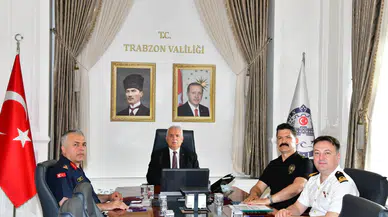 Trabzon Valisi Yıldırım, ulusal güvenlik toplantısında il bazında stratejileri değerlendirdi