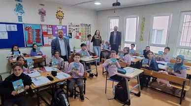 Zeki Bilge İlkokulu’nda Anlamlı Buluşma: Kitap ve Dergi Hediyesi