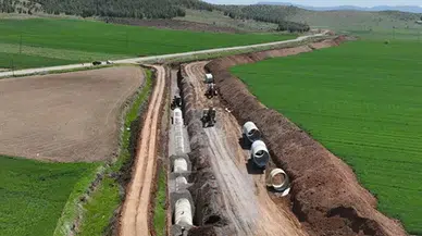 İslahiye Ovası'nın 87 bin dekar alanı sulamaya hazır hale geliyor!