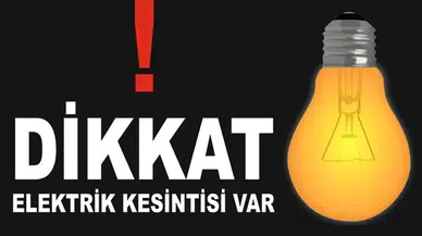 Amasya'da 10 Haziran elektrik kesintisi yaşanacak. Elektrik kesintisi olan mahallelerin tam listesi