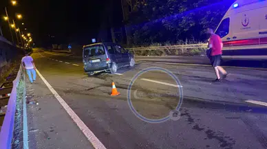 Sürmene’de Gece Saatlerinde Kaza: 1 Araçta Maddi Hasar Meydana Geldi