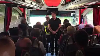 Giresun'da jandarmadan otobüslere denetim!