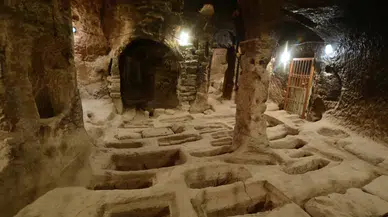 Kapadokya'nın Saratlı Kırkgöz Yeraltı Şehri, Tarihle Büyüleyen Turizm Merkezi Oluyor