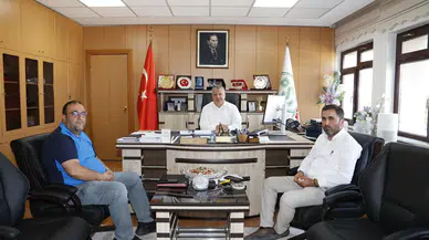 Erzurum Tortum Bağbaşı Mahalle Muhtarı Efendi Yarbaşı, DSİ 8. Bölge Müdürü Oğuzhan Yavuz’u Ziyaret Etti