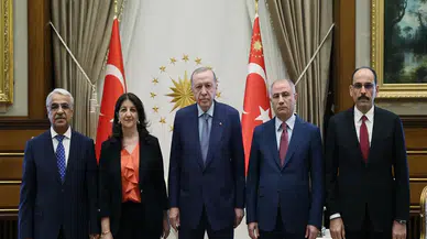 Cumhurbaşkanı Erdoğan, DEM Parti Temsilcilerini Başkanı ile Bir Araya Geldi