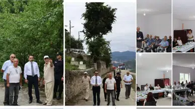 Murgul Kaymakamı Zafer Şahin, Petek Köyü Ziyaretinde Halkla Bir Araya Geldi