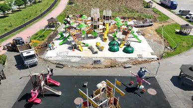 Arhavi'de Modern Çocuk Parkı İçin Çalışmalar Tamamlanma Aşamasında