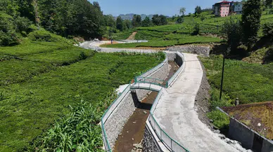 Trabzon Of İlçesi Karaömer Deresi Islah Çalışması Tamamlandı