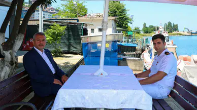 Rize Valisi Baydaş, Sahil Güvenlik Karakolunu ziyaret etti