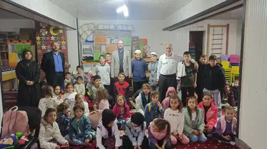 Çaykara'da Yaz Kur'an Kursu'nda çocuklara manevi değerler aşılandı