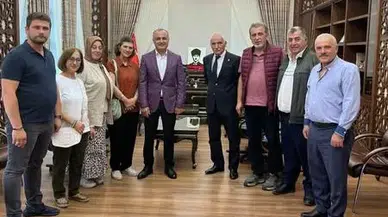 CHP Sürmene'den Kaymakam ve Belediye Başkanı'na hayırlı olsun ziyareti