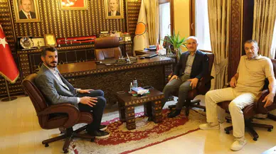Rahmi Metin’den Güneysu AK Parti İlçe Başkanı Gökhan Yıldız’a Hayırlı Olsun Ziyareti