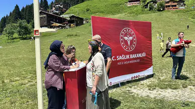 Ayder Yaylası'nda İdeal Kilonu Öğren, Sağlıklı Yaşa etkinliğiyle sağlık bilinci artırıldı