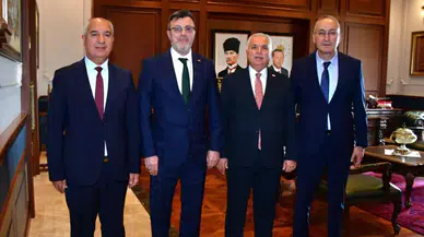 Trabzon Valisi Aziz Yıldırım, Ticaret Yetkililerini Makamında Ağırladı