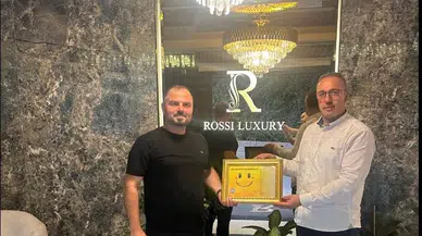 Kuyumcu'dan Rossi Luxury Hotel'e Ziyaret, Genç Girişimciye Destek Mesajı