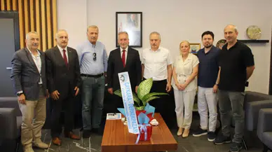 Trabzon'da Sağlık Müdürü Topsakal'a Ziyaretler ve Destek Mesajları Devam Ediyor