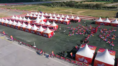 Çanakkale'de TEKNOFEST Savaşan İHA Yarışması, başladı