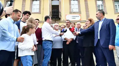 Millî Eğitim Bakanı Yusuf Tekin ve Vali Aziz Yıldırım “Ailem” Dizisi Setini Ziyaret Etti