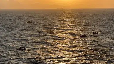 Datça açıklarında 86 kaçak göçmen kurtarıldı, 2 organizatör tutuklandı