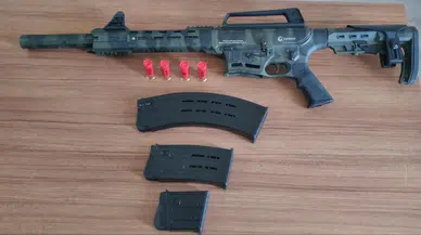 Yenişehir’de kaçak tütün ve silah operasyonu