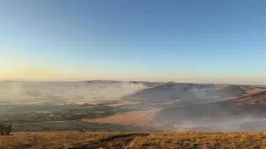 Kaman'daki meralık alandaki yangın kontrol altına alındı, ekipler büyük çaba harcadı