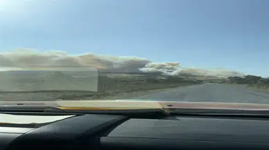 Gelibolu'da orman yangını: Havadan ve karadan müdahale sürüyor