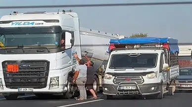 Adana otoyolunda baltalı tehdit! TIR sürücüsüne yol verme kavgası büyüdü