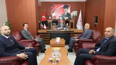 Artvin Valisi Dr. Turan Ergün’den İl Sağlık Müdürü Yunus Arslan’a Hayırlı Olsun Ziyareti