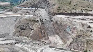 Gümüşhane Çamur Barajı’nda Çalışmalar Devam Ediyor