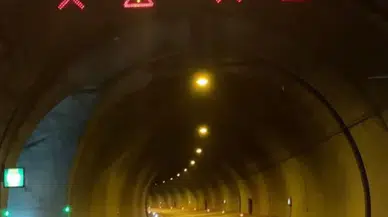 İyidere Tüneli'nde yetersiz ışıklandırma sürücüleri olumsuz etkiliyor!