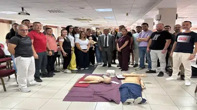 Antalya’da Personel İçin İlk Yardım Eğitimi Düzenlendi, Sertifikalar Verildi