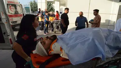 Aksaray'da otomobil şarampole devrildi: 1 çocuk dahil 5 yaralı